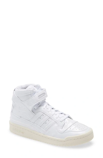Shop Adidas Originals Forum 84 High Sneaker In White/ Off White/ Black