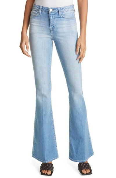 Shop L Agence Bell High Waist Flare Jeans In Ashford