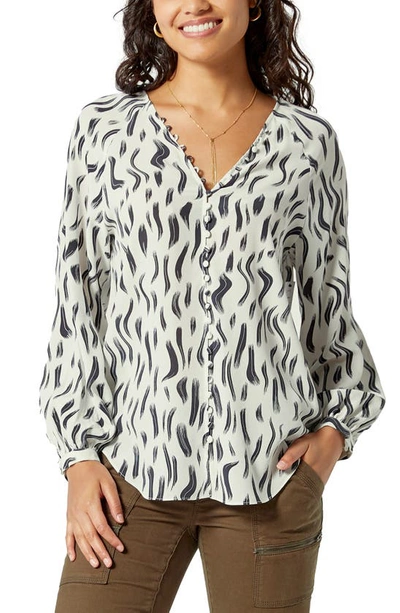 Shop Joie Shariana Silk Blouse In Porcelain