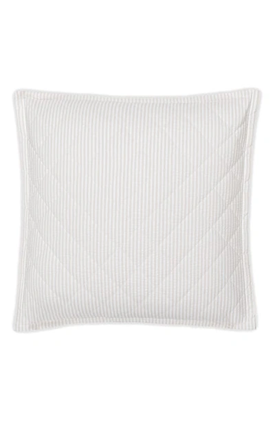 Matouk Matteo Quilted Euro Sham In Natural