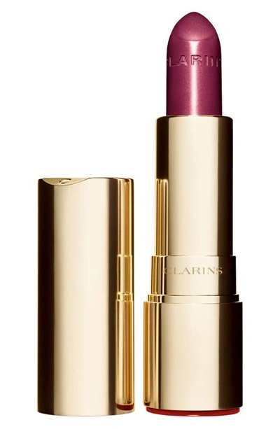 Shop Clarins Joli Rouge Brilliant, Shiny & Sheer Lipstick In 744 Plum
