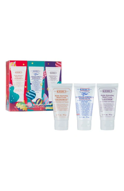 Shop Kiehl's Since 1851 1851 Smooth Skin Delights Travel Size Richly Hydrating Hand Cream Trio