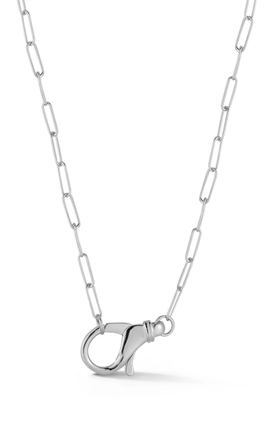Shop Glaze Jewelry Lobster Clasp Necklace In Silver