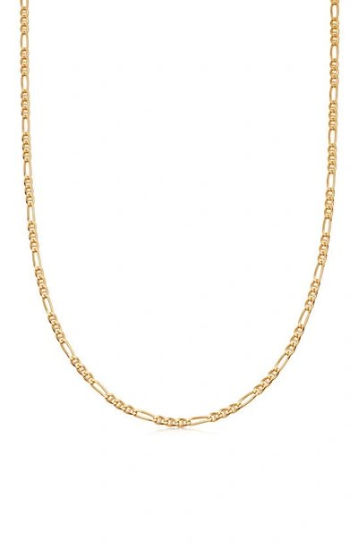 Shop Missoma Curb & Link Chain Necklace In Gold