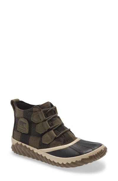 Shop Sorel Out N About Plus Waterproof Bootie In Alpine Tundra