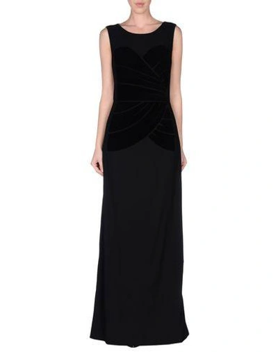 Shop Viktor & Rolf Long Dress In Black