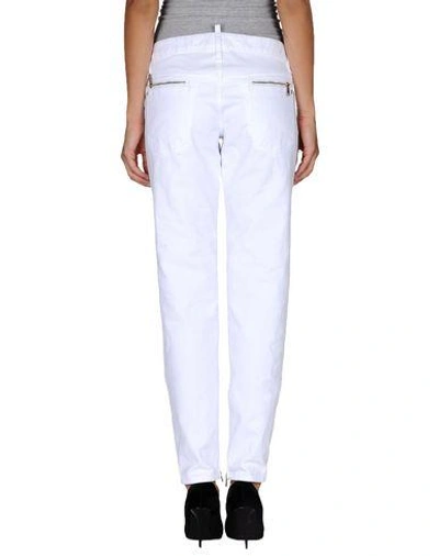 Shop Dsquared2 Denim Pants In White