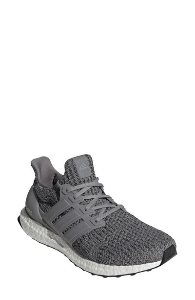 Shop Adidas Originals Ultraboost Dna Running Shoe In Grey/ Grey/ Black