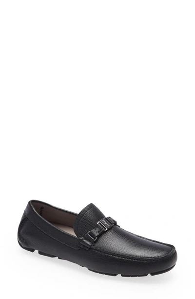 Shop Ferragamo Amer Driving Loafer In Black