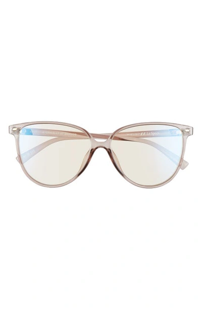 Shop Le Specs Eternally 57mm Blue Light Blocking Glasses In Grey
