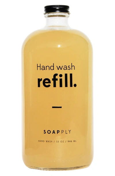 Shop Soapply Hand Wash Refill Bottle In Clear Bottle