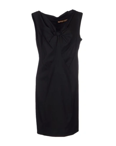 John Galliano Short Dress In Black