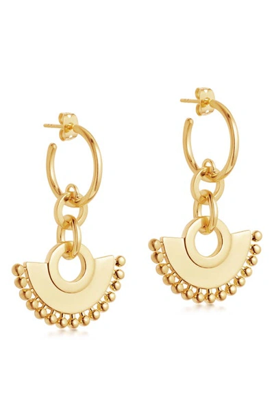 Shop Missoma Zenyu Chandelier Hoop Earrings In Gold