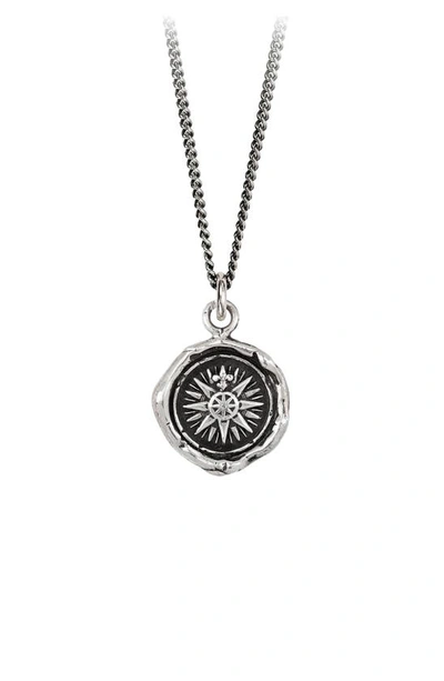 Shop Pyrrha Direction Pendant Necklace In Sterling Silver
