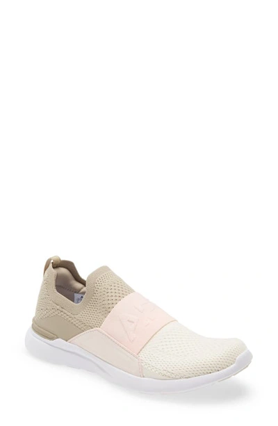 Shop Apl Athletic Propulsion Labs Techloom Bliss Knit Running Shoe In Taupe / Nude / Pristine