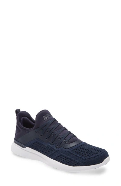 Shop Apl Athletic Propulsion Labs Techloom Tracer Knit Training Shoe In Midnight / White