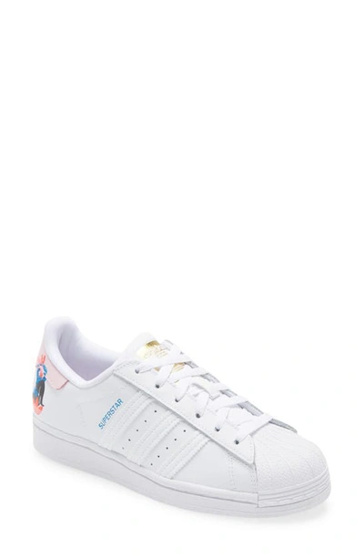 Shop Adidas Originals Superstar X Egle Sneaker In Ftwr White/ Clear Pink