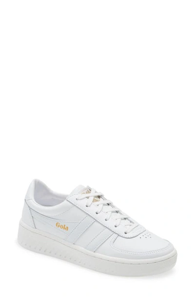 Shop Gola Classics Grandslam Sneaker In White/ White