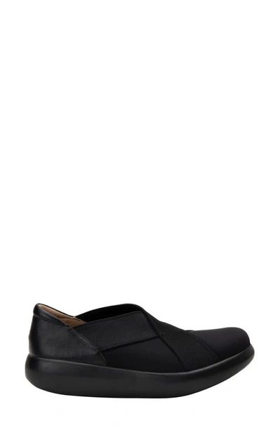 Shop Alegria Evie Clog In Black Fabric