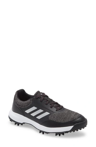 Shop Adidas Golf Tech Response 2.0 Golf Shoe In Black/ Silver