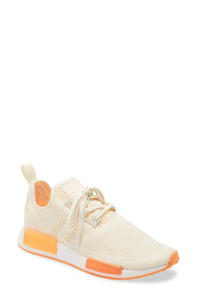 Shop Adidas Originals Nizza Sneaker In Cream White/ Screaming Orange