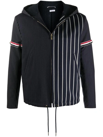 Shop Thom Browne Jackets Blue