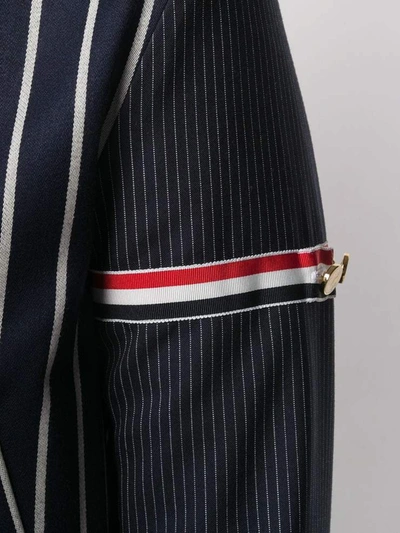 Shop Thom Browne Jackets Blue