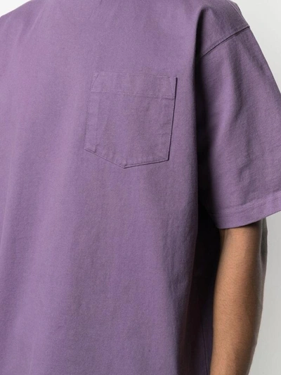 Shop Heron Preston T-shirts In Purple White