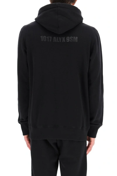 Shop Alyx 1017  9sm Mirror Logo Hoodie In Black