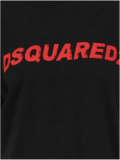 Shop Dsquared2 T-shirts And Polos In Nero