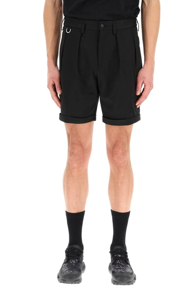 Shop Neil Barrett Minimalist Slim Naval Shorts In Black