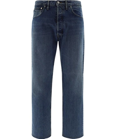 Shop Maison Margiela Vintage Wash Jeans In Blue