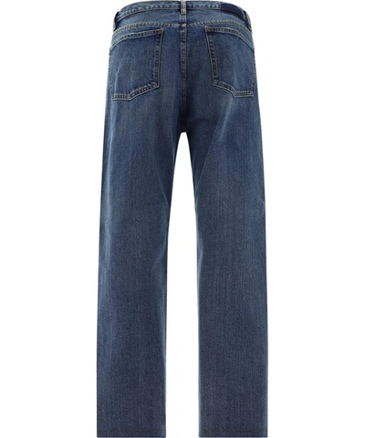 Shop Maison Margiela Vintage Wash Jeans In Blue