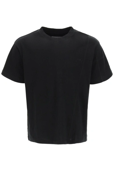 Shop A-cold-wall* A Cold Wall Essential T-shirt With Logo Embroidery In Black
