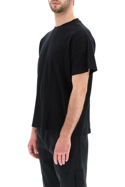 Shop A-cold-wall* A Cold Wall Essential T-shirt With Logo Embroidery In Black