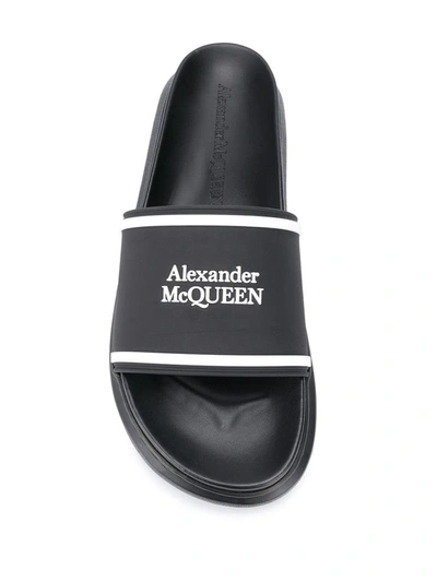 Shop Alexander Mcqueen Sandals Black