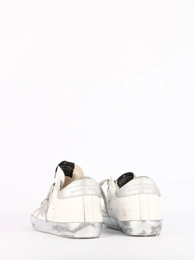 Shop Golden Goose Super-star Sneakers In White