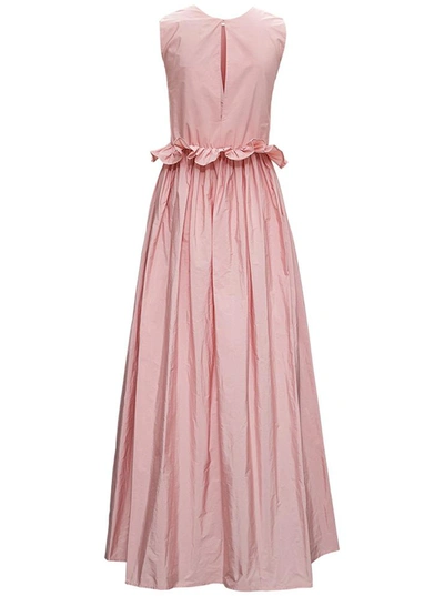 Shop Red Valentino The Black Tag Taffetas Dress In Pink