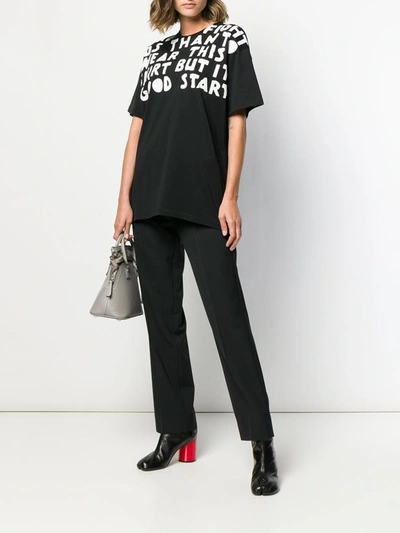 Shop Maison Margiela T-shirts And Polos Black