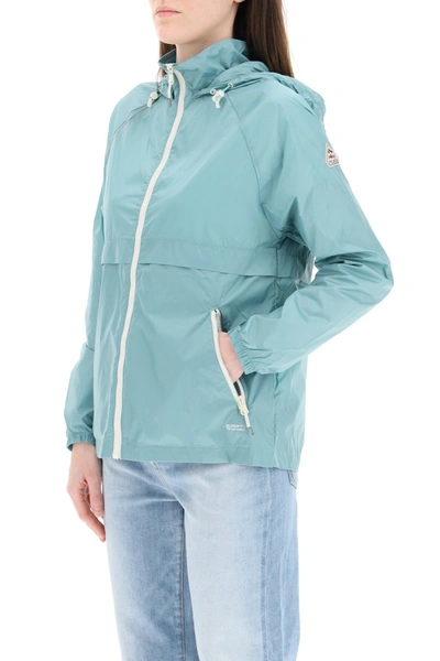 Shop Pyrenex Meya Windbreaker Jacket In Blue Torrent
