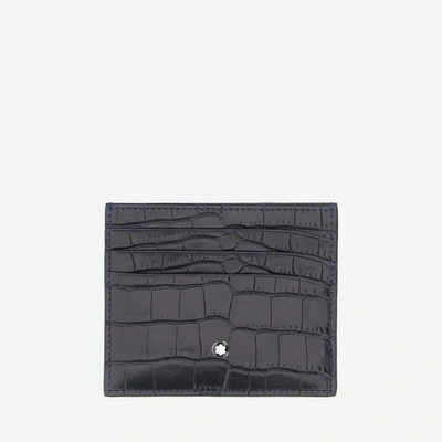 Shop Montblanc Wallets In Nero