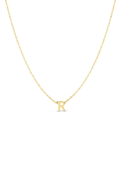 Shop Karat Rush 14k Gold Initial R Necklace In Yellow