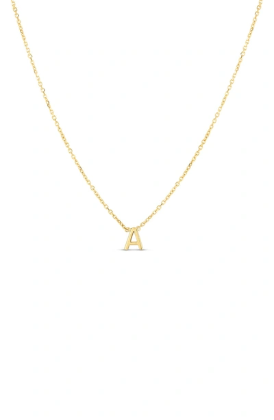 Shop Karat Rush 14k Gold Initial A Necklace In Yellow