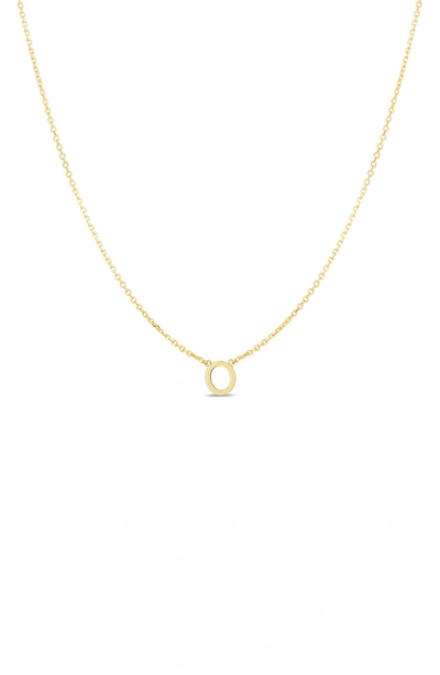 Shop Karat Rush 14k Gold Initial 'o' Necklace In Yellow