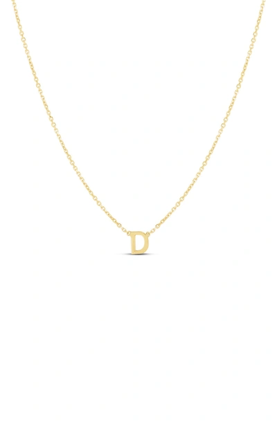 Shop Karat Rush 14k Gold Initial D Necklace In Yellow