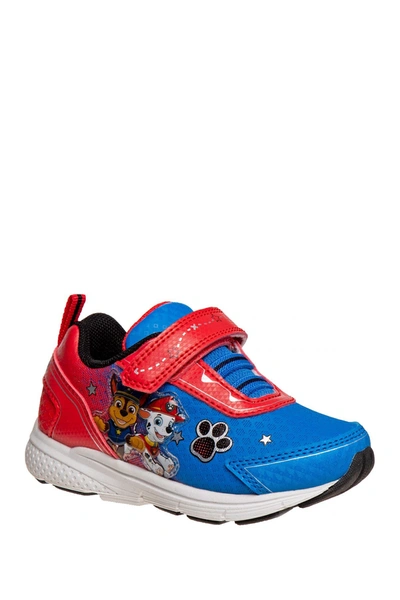 Shop Josmo Nickelodeon Paw Patrol Light-up Sneaker In Red/blue