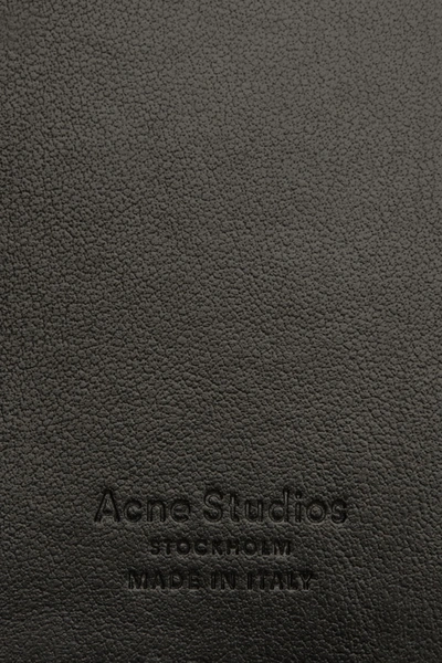Shop Acne Studios Trifold Wallet Black