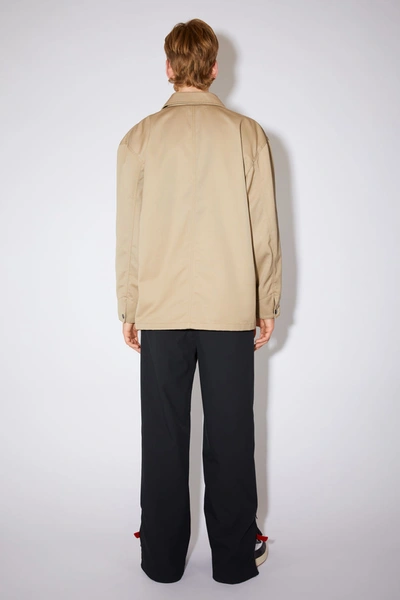 Shop Acne Studios Workwear Jacket In Beige