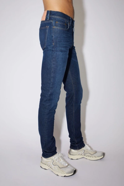 Shop Acne Studios Jeans Mit Enger Passform – North In Dunkelblau