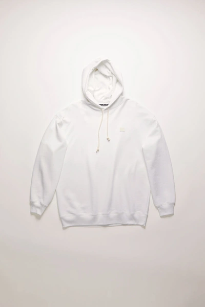 Shop Acne Studios Hooded Sweatshirt Optic White